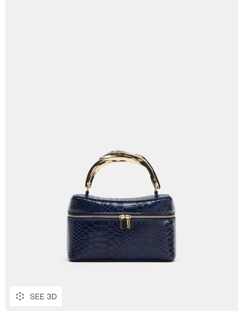 EMBOSSED VANITY BAG